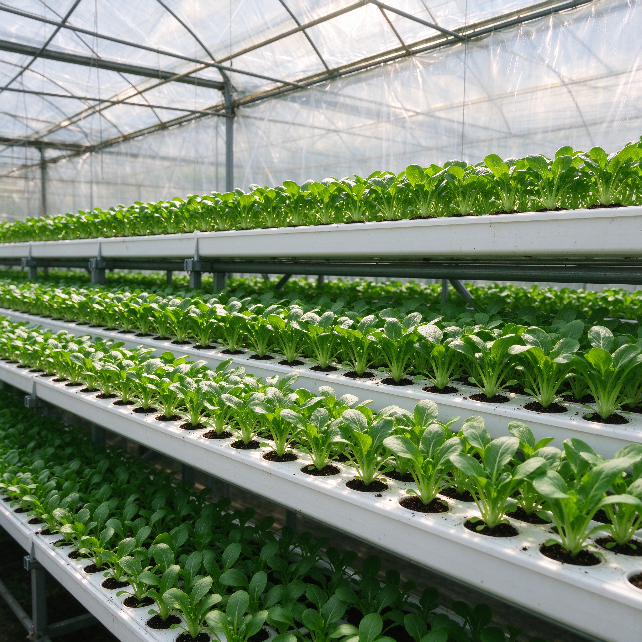 水培示范大棚 蔬菜种植基地 尧小兔